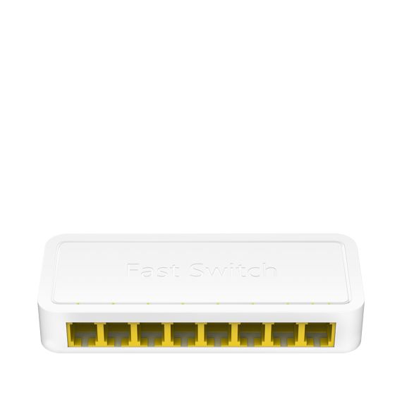 Cudy FS108D / Fast Ethernet (10/100) / 8 / Full duplex / 2 entrie
