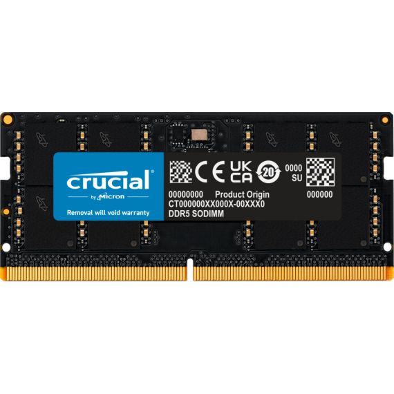 Crucial - DDR5 - module - 32 GB - SO-DIMM 262-pin | CT32G48C40S5T