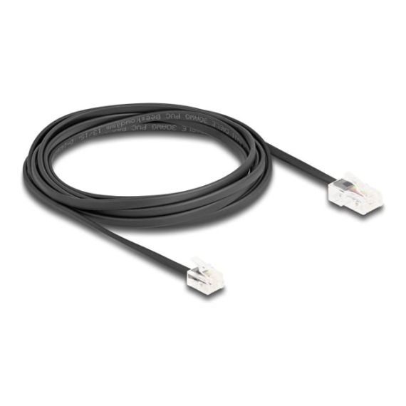 Delock - Phone cable - RJ-45 (M) to RJ-11 (M) - 3 m - bla | 88037