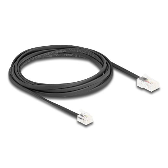 Delock - Phone cable - RJ-45 (M) to RJ-11 (M) - 3 m - bla | 88037
