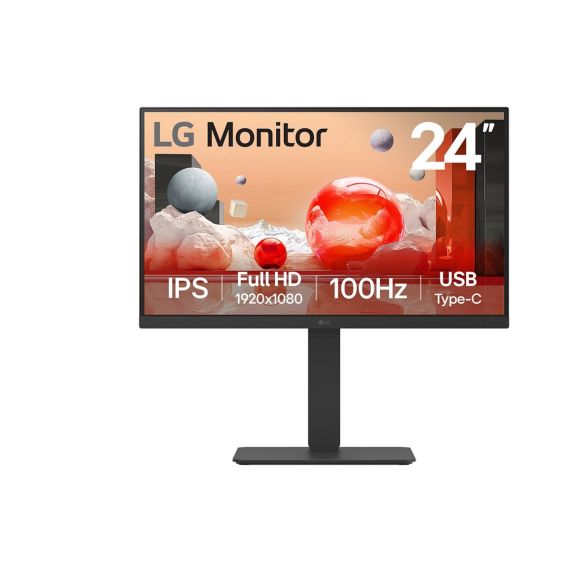 LG 24BA650-B - LCD monitor - 24" (23.8" viewable) - 1920 x 1080 F