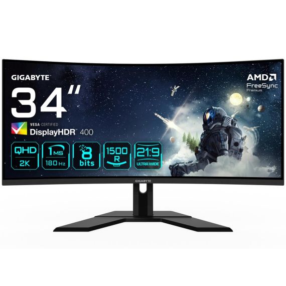 Gigabyte G34WQCP - LED monitor - gaming - curved - 3 | G34WQCP EK