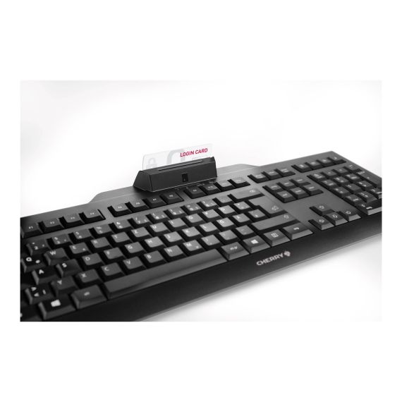 CHERRY KC 1000 SC - Keyboard - USB - Spanish - bla | JK-A0100ES-2