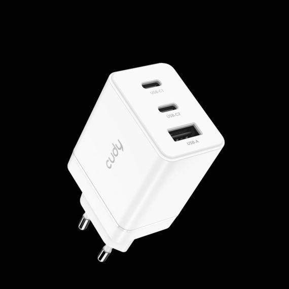 CUDY 67W 3-Port GaN Charger CH67_EU