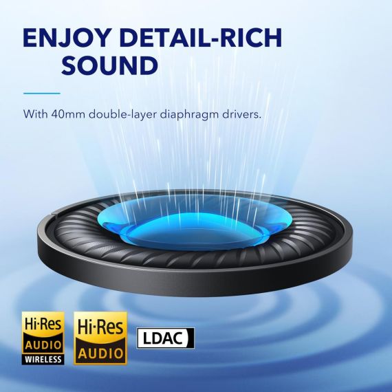 Soundcore Space Q45 - Headphones with mic - full size  | A3040G11
