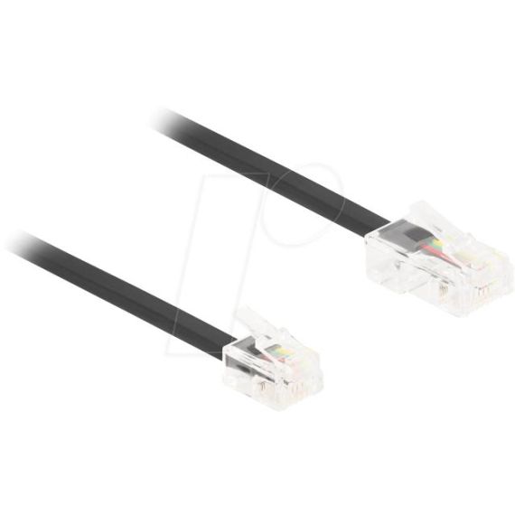Delock - Phone cable - RJ-45 (M) to RJ-11 (M) - 2 m - fla | 88036
