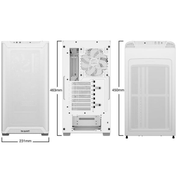 be quiet! PURE BASE 501 Airflow White, Midi Tower, PC, Wh | BG075