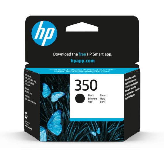 HP 350 - 4.5 ml - black - original - ink cartridge  | CB335EE#BA3