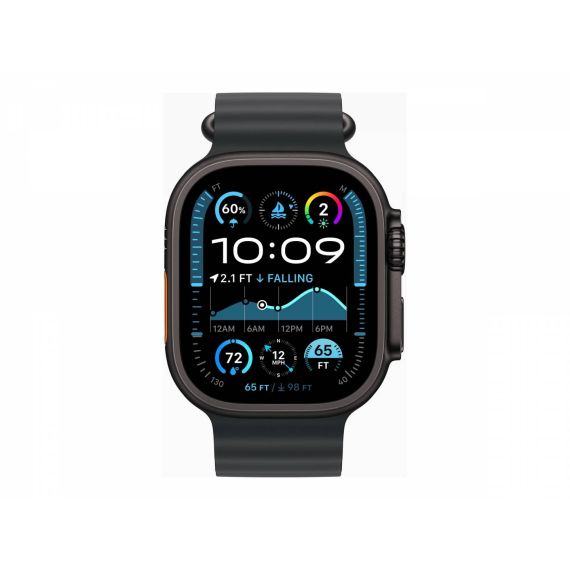 Apple Watch Ultra 2 49 mm black titanium smart watch MX4P3FDA