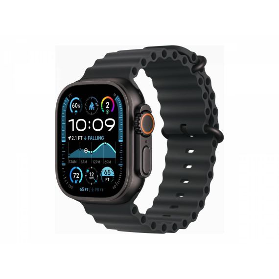 Apple Watch Ultra 2 49 mm black titanium smart watch MX4P3FDA