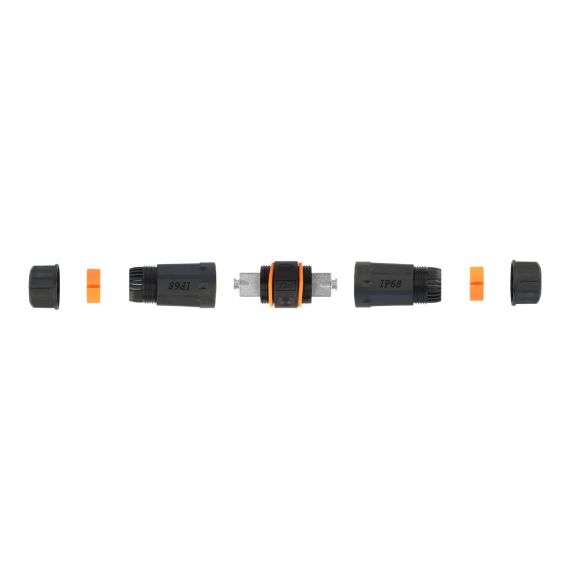 Delock - Network coupler - LSA to LSA - STP - black | 87186