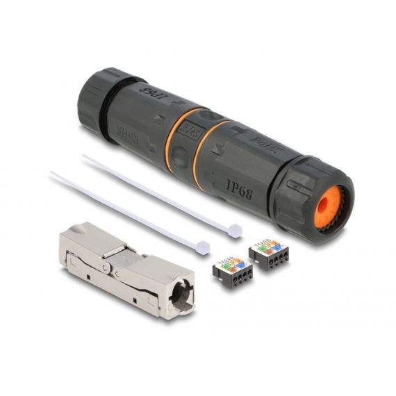 Delock - Network coupler - LSA to LSA - STP - black | 87186