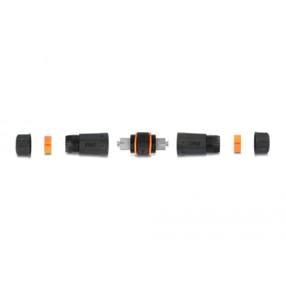 Delock - Network coupler - LSA to LSA - STP - black | 87186