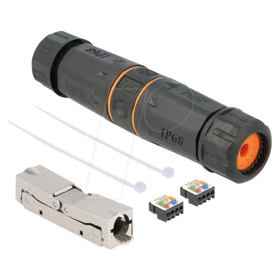 Delock - Network coupler - LSA to LSA - STP - black | 87186