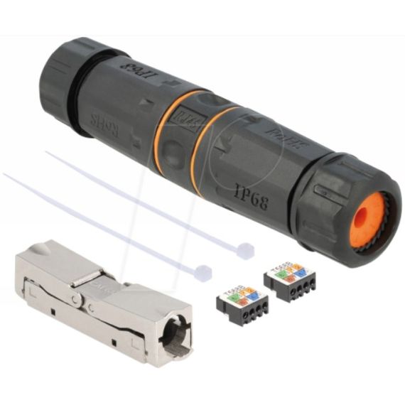 Delock - Network coupler - LSA to LSA - STP - black | 87186