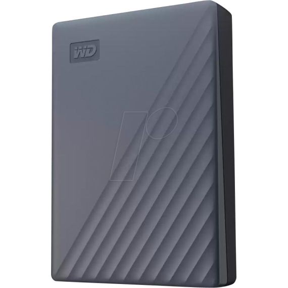 WD My Passport WDBRMD0050BGY-WESN - Hard drive - encrypted - 5 TB