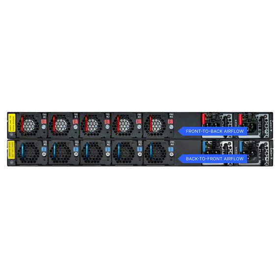 Stackable L3-managed 100G fiber aggregation switch, F2B a | 61907