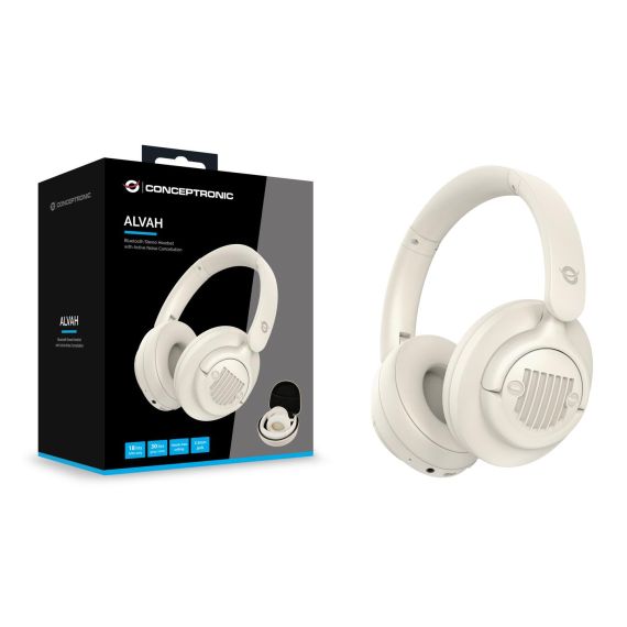 Conceptronic ALVAH02C Bluetooth Stereo Headset with Active Noise