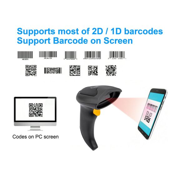 Equip Wireless 2D Dual Mode 2.4GHz + Bluetooth Barcode S | 351029