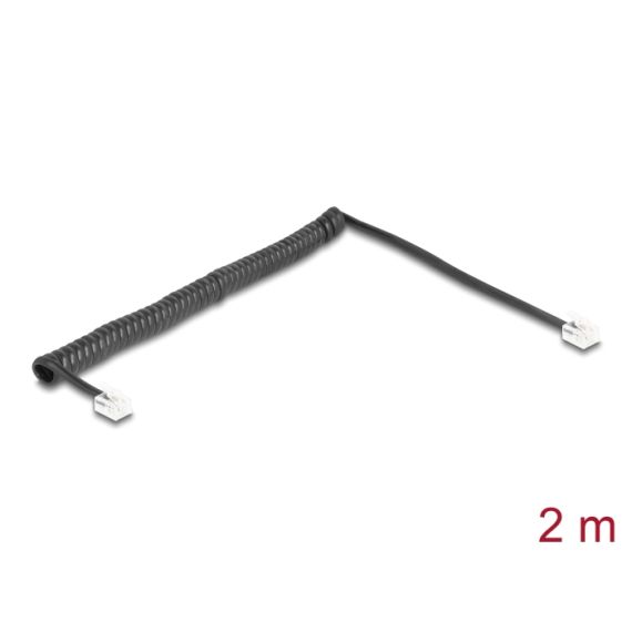 Delock - Phone cable - RJ-11 (M) to RJ-11 (M) - 2 m - 4.8 | 90202