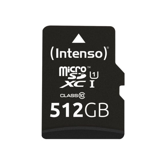 Intenso Premium - Flash memory card (microSDXC to SD ad | 3423493