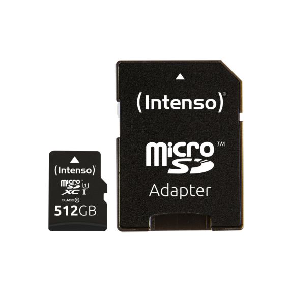 Intenso Premium - Flash memory card (microSDXC to SD ad | 3423493