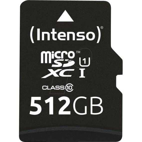 Intenso Premium - Flash memory card (microSDXC to SD ad | 3423493