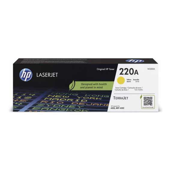HP 220A Yellow original LaserJet toner cartridge W2202A