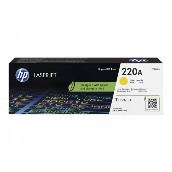 HP 220A Yellow original LaserJet toner cartridge W2202A