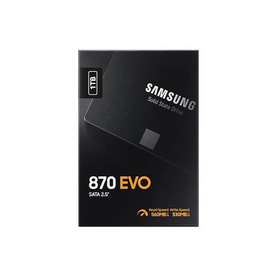 Samsung 870 EVO / 1 TB / 2.5" / 560 MB/s / 530 MB/s | MZ-77E1T0BW