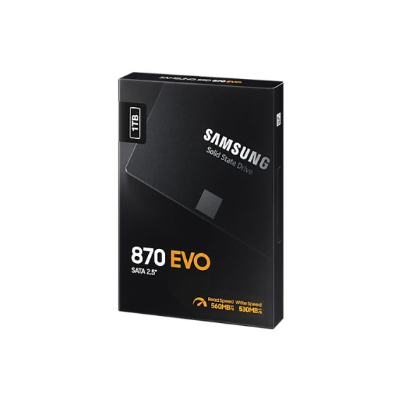 Samsung 870 EVO / 1 TB / 2.5" / 560 MB/s / 530 MB/s | MZ-77E1T0BW