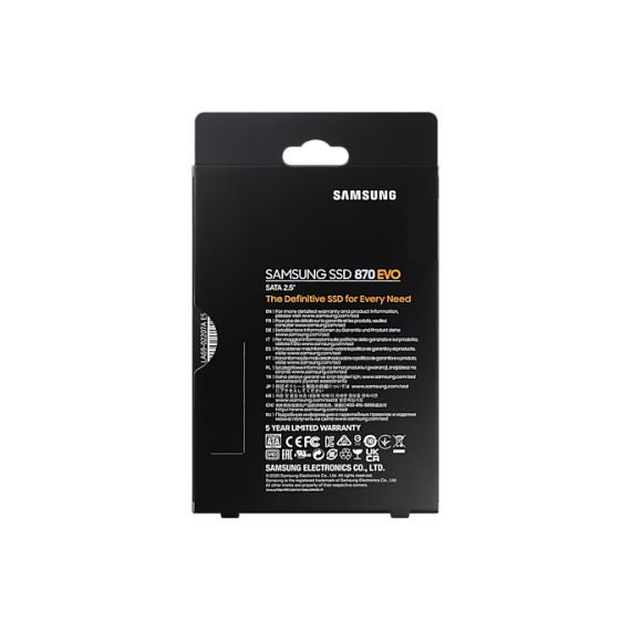 Samsung 870 EVO / 1 TB / 2.5" / 560 MB/s / 530 MB/s | MZ-77E1T0BW