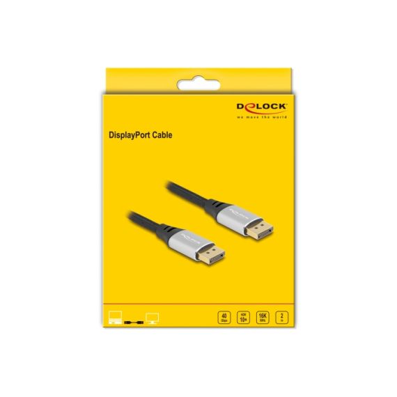 Delock - DisplayPort cable - DisplayPort (M) to DisplayPo | 80634