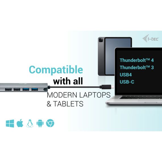 i-Tec Nano Dock - Docking station - USB-C / USB | C31NANOHDM2D100