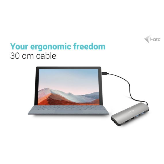 i-Tec Nano Dock - Docking station - USB-C / USB | C31NANOHDM2D100