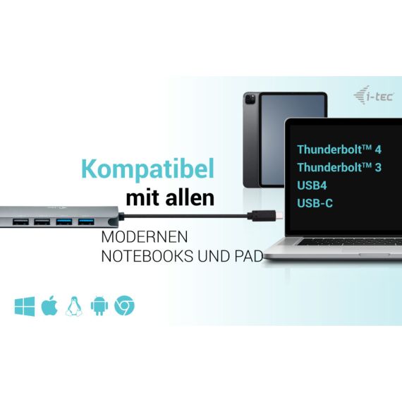 i-Tec Nano Dock - Docking station - USB-C / USB | C31NANOHDM2D100