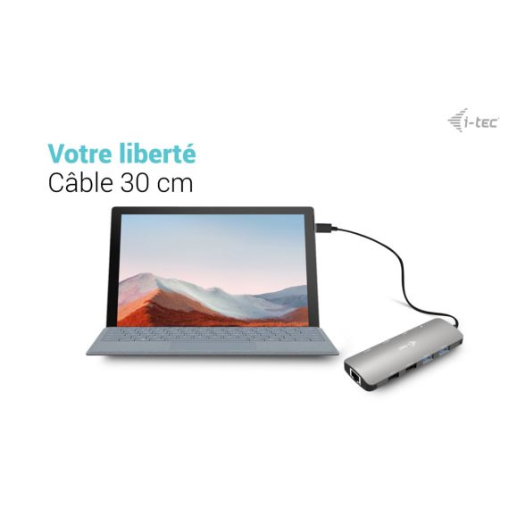 i-Tec Nano Dock - Docking station - USB-C / USB | C31NANOHDM2D100