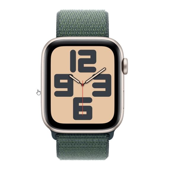 2nd generation - 44 mm - starlight aluminium - smart  | MXGV3QF/A