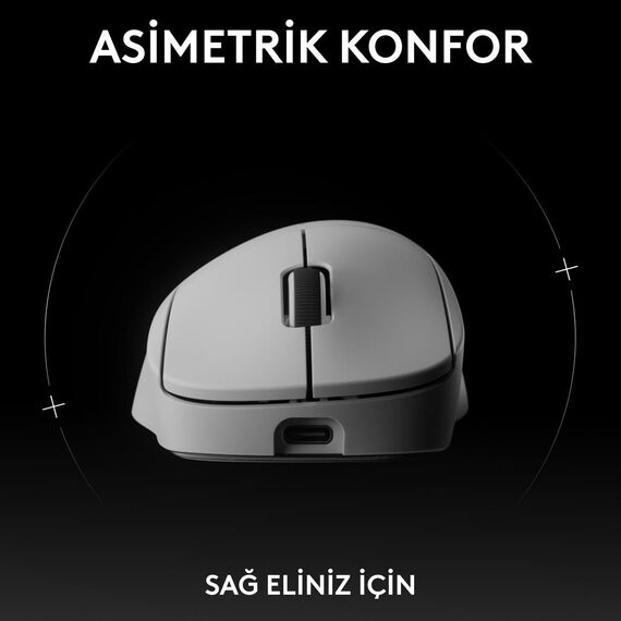Logitech G PRO X SUPERLIGHT 2 DEX - Mouse - gaming - | 910-007366