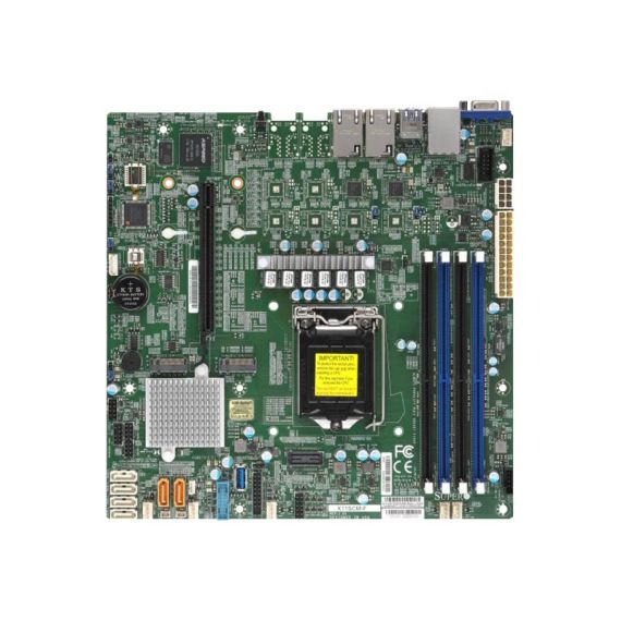 SUPERMICRO X11SCM-F - Motherboard - micro ATX -  | MBD-X11SCM-F-B