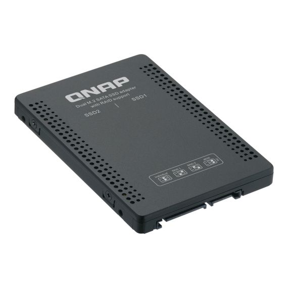 QNAP QDA-A2MAR - Internal RAID enclosure - 2.5" to 2 x M.2 - RAID