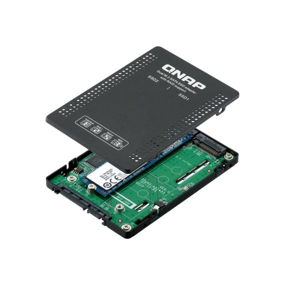QNAP QDA-A2MAR - Internal RAID enclosure - 2.5" to 2 x M.2 - RAID