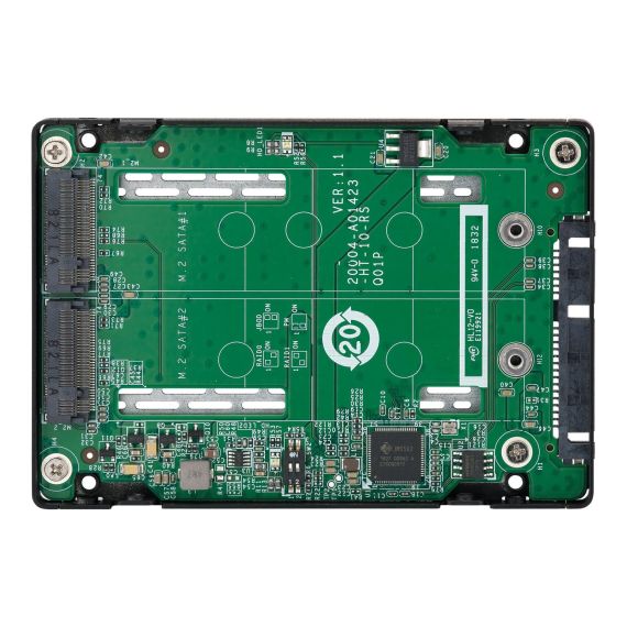 QNAP QDA-A2MAR - Internal RAID enclosure - 2.5" to 2 x M.2 - RAID
