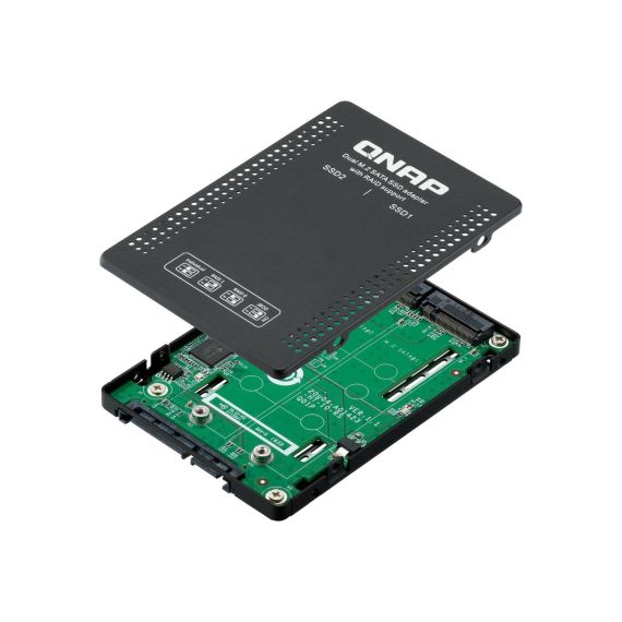 QNAP QDA-A2MAR - Internal RAID enclosure - 2.5" to 2 x M.2 - RAID
