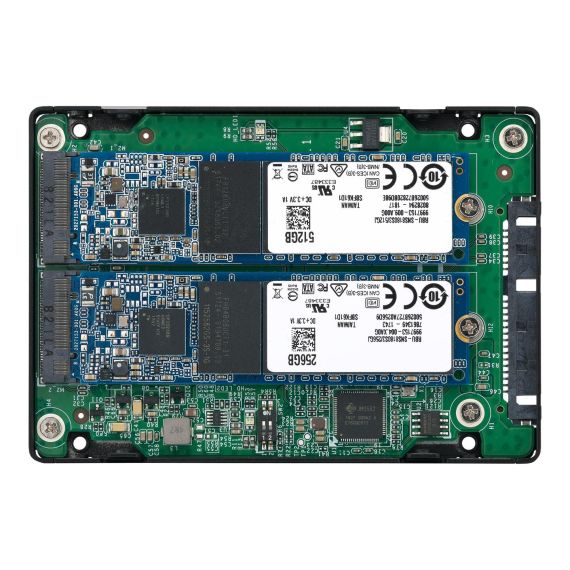 QNAP QDA-A2MAR - Internal RAID enclosure - 2.5" to 2 x M.2 - RAID