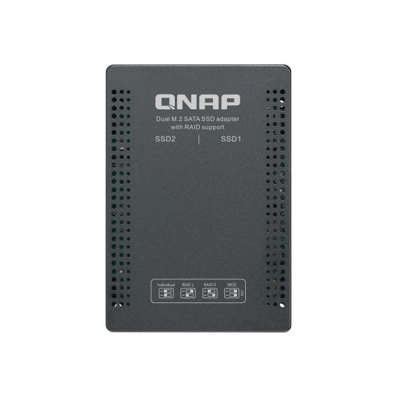 QNAP QDA-A2MAR - Internal RAID enclosure - 2.5" to 2 x M.2 - RAID