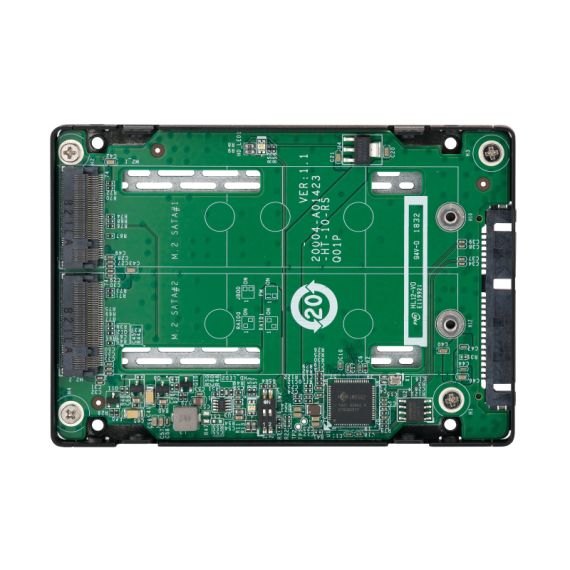 QNAP QDA-A2MAR - Internal RAID enclosure - 2.5" to 2 x M.2 - RAID