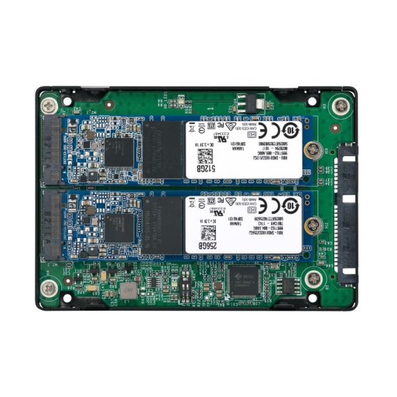 QNAP QDA-A2MAR - Internal RAID enclosure - 2.5" to 2 x M.2 - RAID