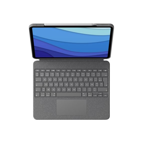 Logitech Combo Touch - Keyboard and folio case - wit | 920-010144