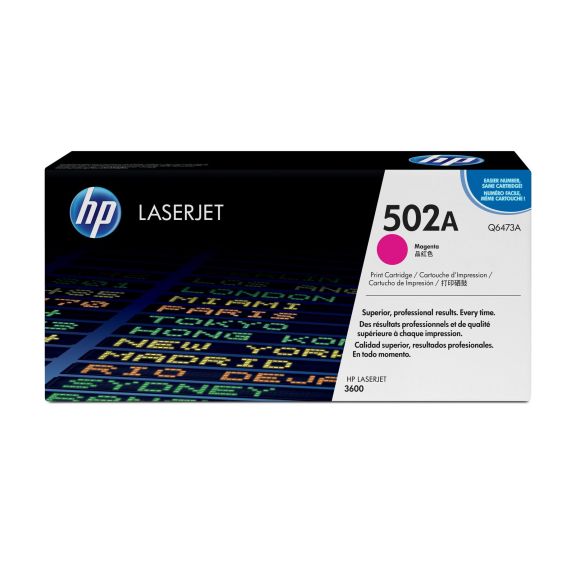 HP 502A - Magenta - original - LaserJet - toner cartridge (Q6473A